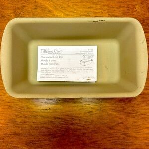 Pampered chef Stoneware Loaf pan